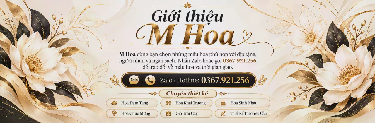 Ảnh bìa Shop hoa tươi Xã Thạnh Bình Đà Nẵng - Tư vấn hoa theo từng dịp
